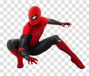 Spiderman Iconic Superhero Character PNG Transparent Wall-Crawling Web-Slinger