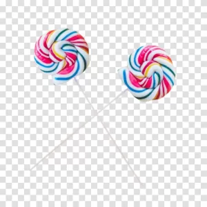 Spiral Lollipops Candy PNG Colorful Swirl Transparent