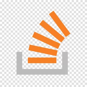 Stack Overflow Logo emblem of the programming community transparent png image
