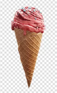 Strawberry Ice Cream Delicious Frozen Treat PNG Transparent Sweet Dessert Delight