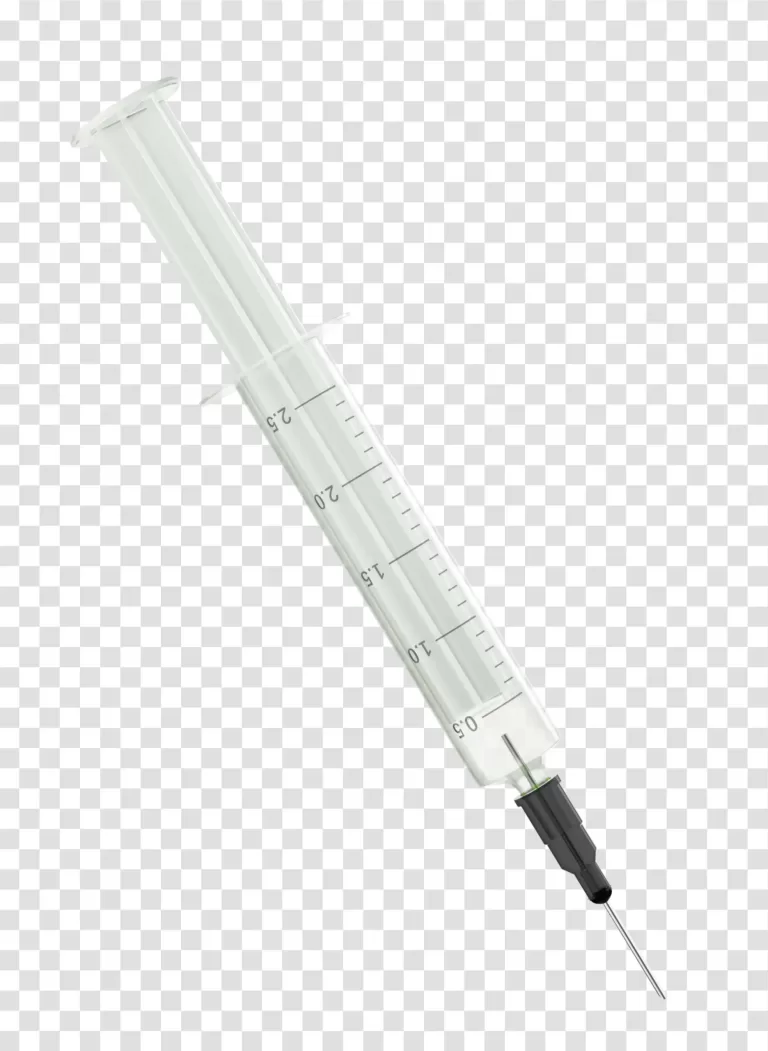 Syringe PNG Medical Tool for Injection Transparent Image