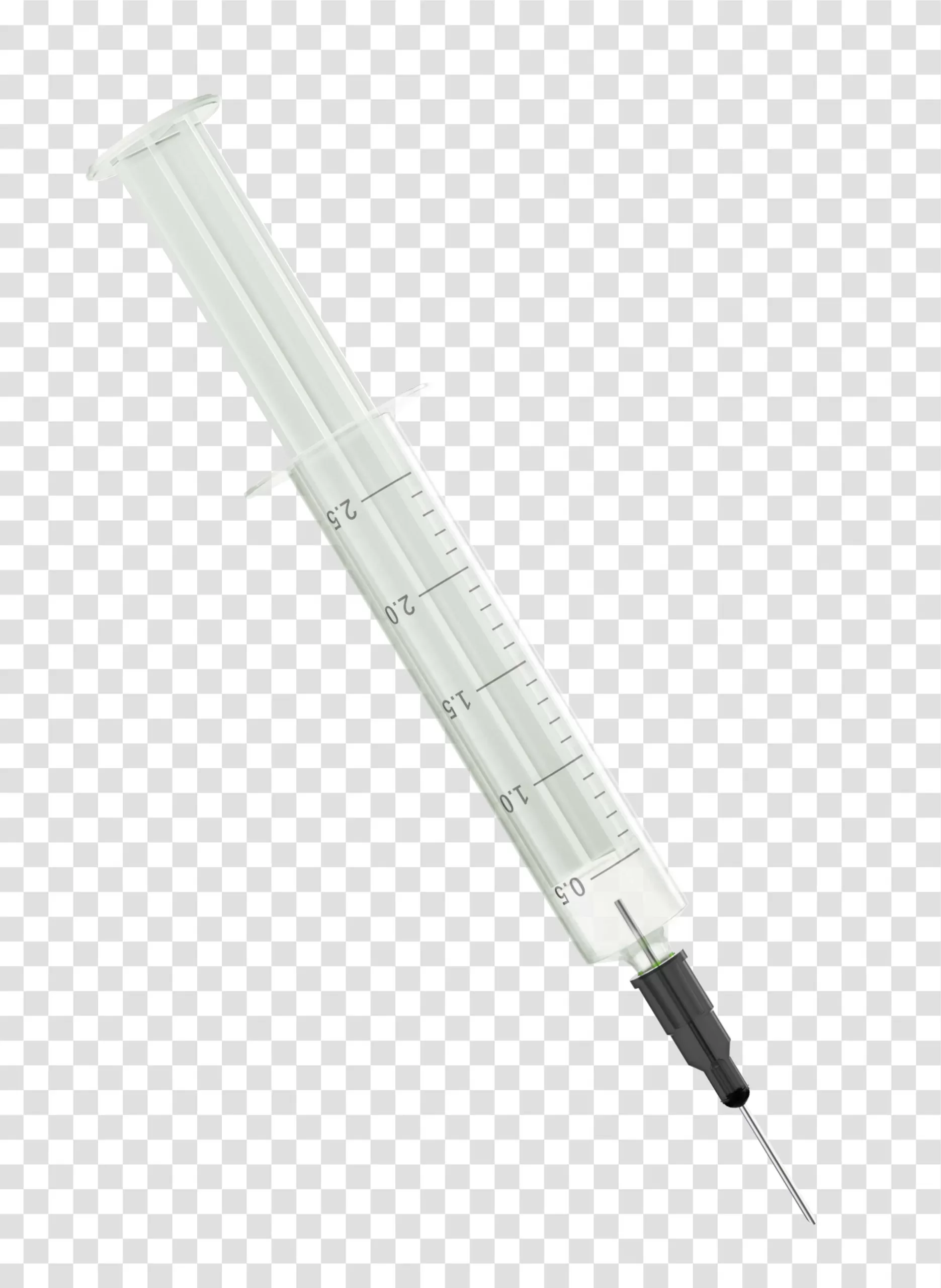 Syringe PNG Medical Tool for Injection Transparent Image