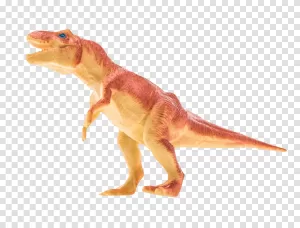 T-Rex toy playful and detailed dinosaur figurine transparent png