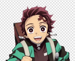 Tanjiro Kamado Protagonist from Demon Slayer PNG Transparent Determined and Compassionate Skilled Demon Slayer