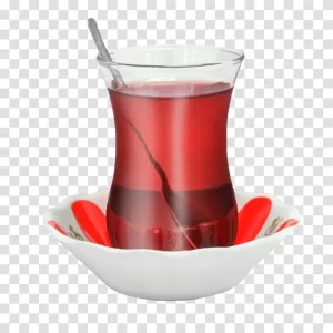 Turkish tea cup traditional tea serving vessel cultural and cozy design element transparent png