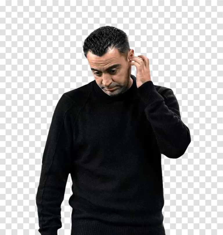 Xavi Hernandez football coach and former player transparent png image
