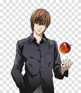 Yagami Light from Death Note main character illustration transparent png image