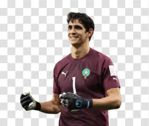 Yassine Bounou Moroccan footballer goalkeeper, al hilal player transparent png Yassine Bounou Moroccan footballer goalkeeper al hilal player transparent png