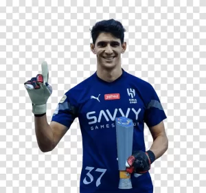 Yassine Bounou professional footballer Al Hilal player transparent png