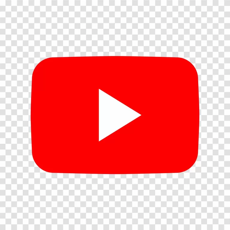 YouTube Logo PNG Symbol for Video Platform Transparent