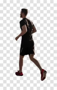 Young Man Running PNG Active Fitness Lifestyle Transparent