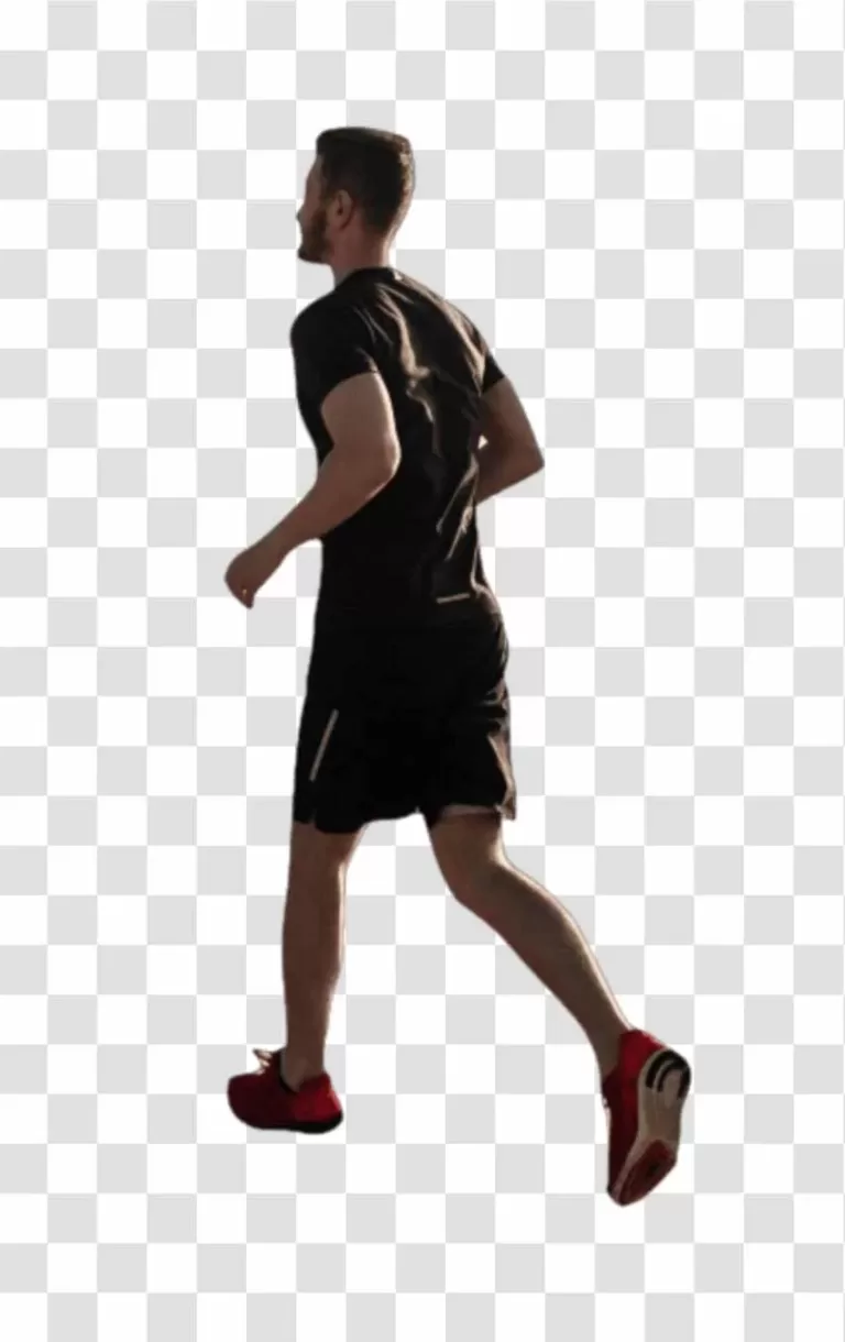 Young Man Running PNG Active Fitness Lifestyle Transparent