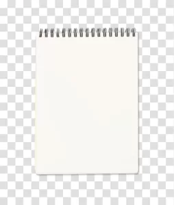 sketch pad artist's essential tool blank paper for drawing and sketching transparent png