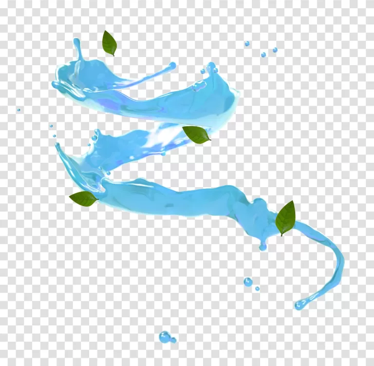 water splash liquid droplets refreshing water design element transparent png