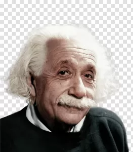 Albert Einstein scientist physicist genius transparent PNG image