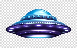 Alien Spaceship futuristic and extraterrestrial craft sci-fi transparent PNG image