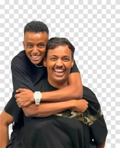 BanderitaX and Aboflah, gaming Youtubers, transparent PNG image BanderitaX and Aboflah gaming Youtubers transparent PNG image