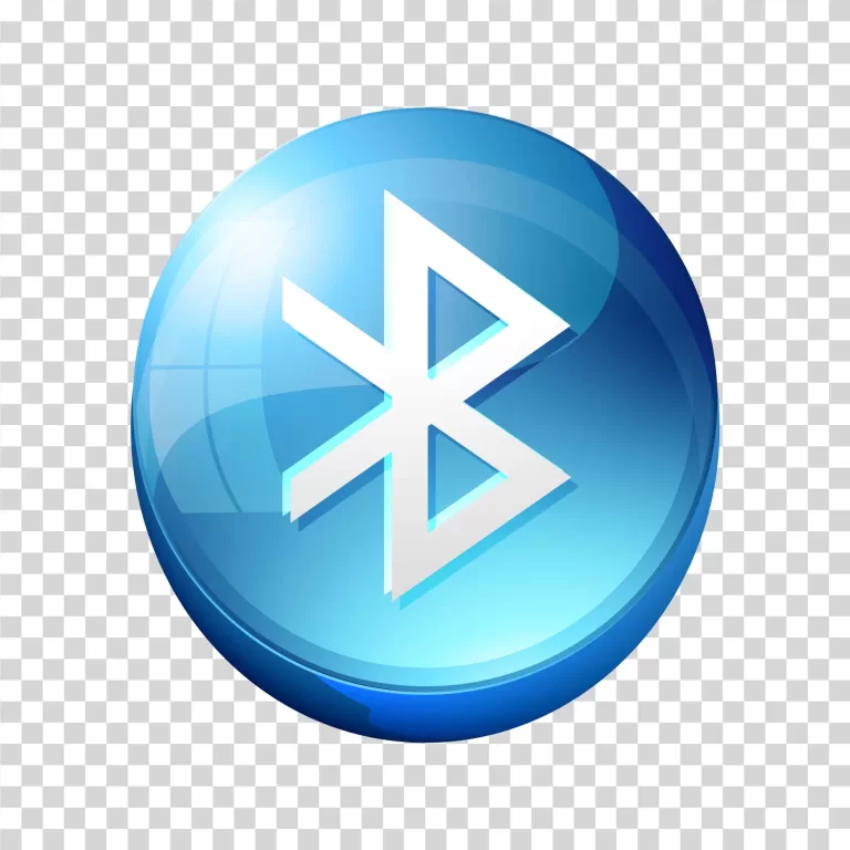Bluetooth Icon symbol of wireless connectivity transparent PNG image