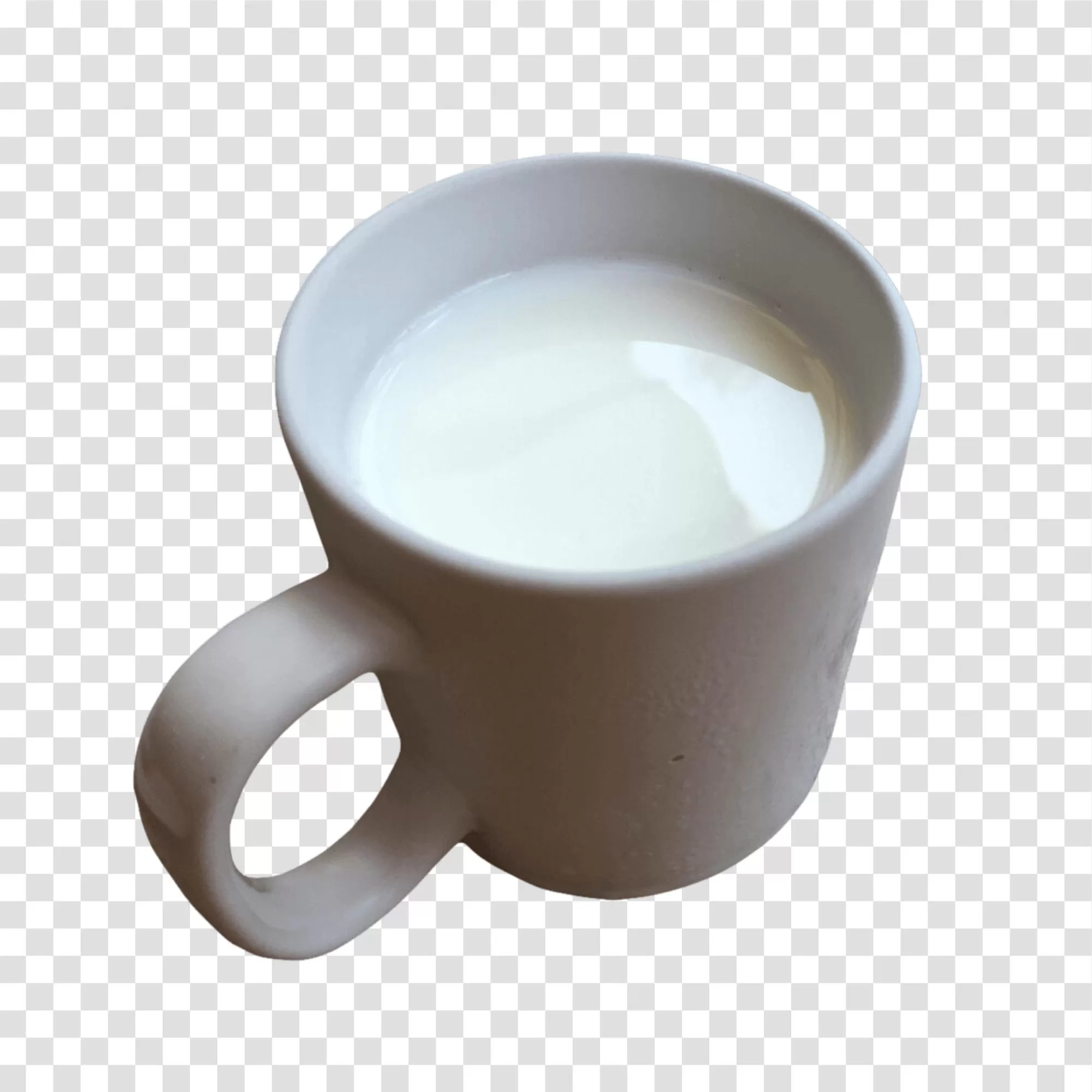 Cup with milk classic pairing transparent png image