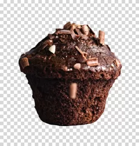 Cupcake sweet confection transparent PNG image