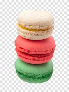 Delicious Macaroons Assorted Flavors Sweets Transparent PNG Image for Download
