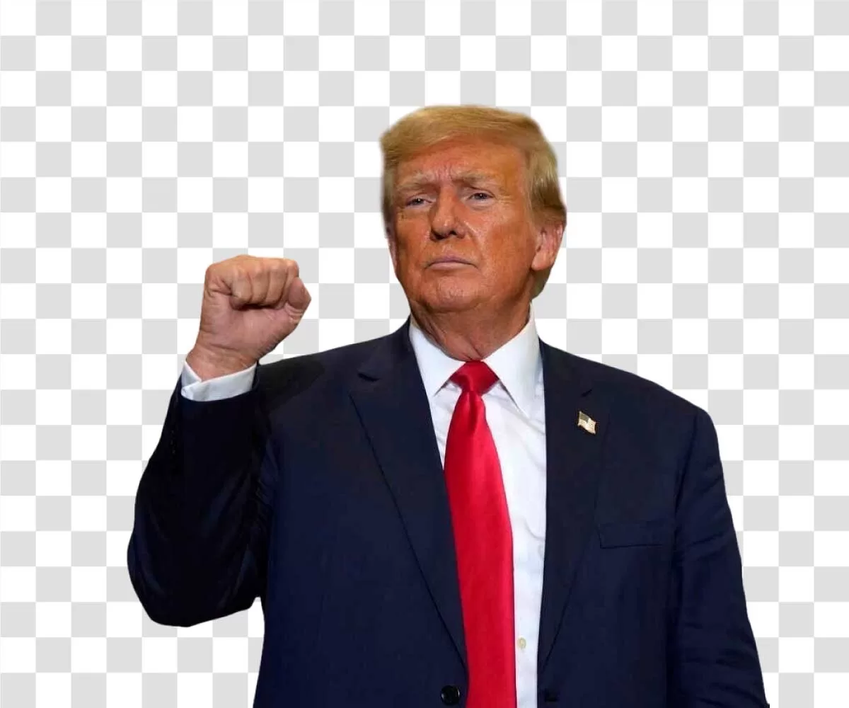 Donald Trump 45th President transparent PNG image