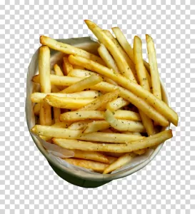 Fries classic fast-food snack transparent PNG image