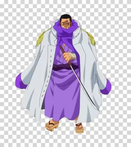 Fujitora One Piece Anime Admiral of Strength transparent PNG image