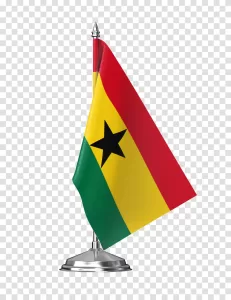Ghana Flag West Africa national symbol transparent PNG image