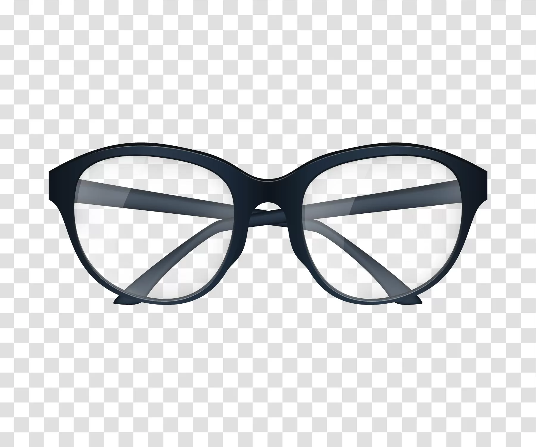 Glasses stylish eyewear fashion accessory transparent png image