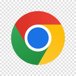 Google Chrome Logo for tech-themed designs web development graphics transparent PNG image