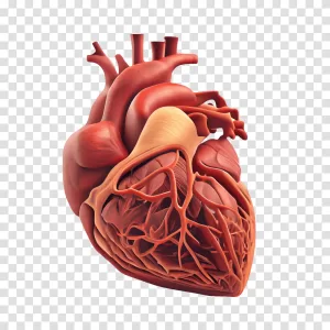 Human Heart, Anatomy detailed and realistic, transparent PNG image Human Heart Anatomy detailed and realistic transparent PNG image