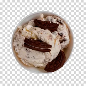 Ice Cream Oreo delightful combination of creamy and crunchy transparent PNG image