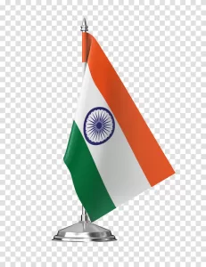 India Flag tricolor national pride transparent PNG image