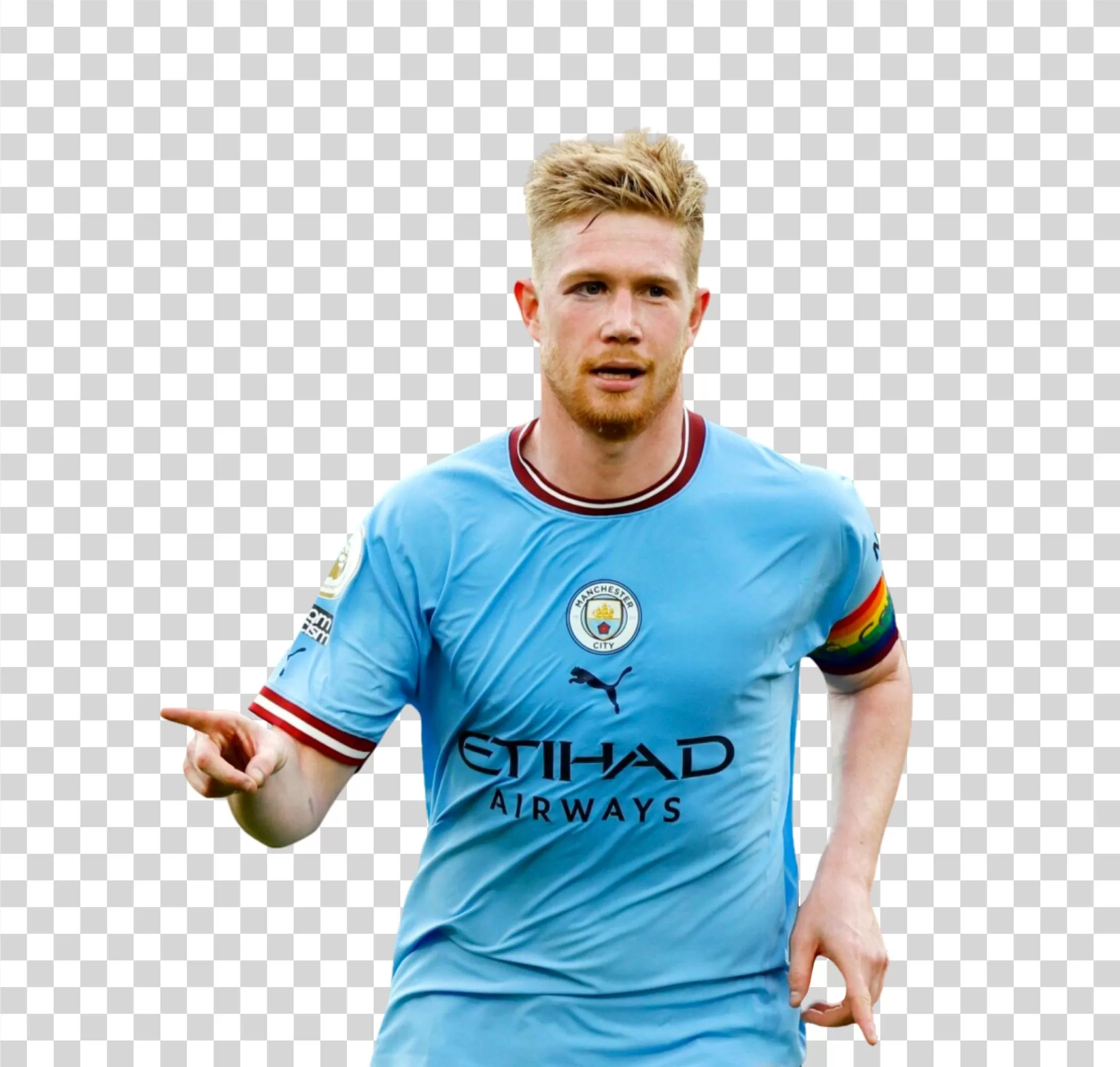 Kevin De Bruyne footballer Man City Premier League transparent PNG image