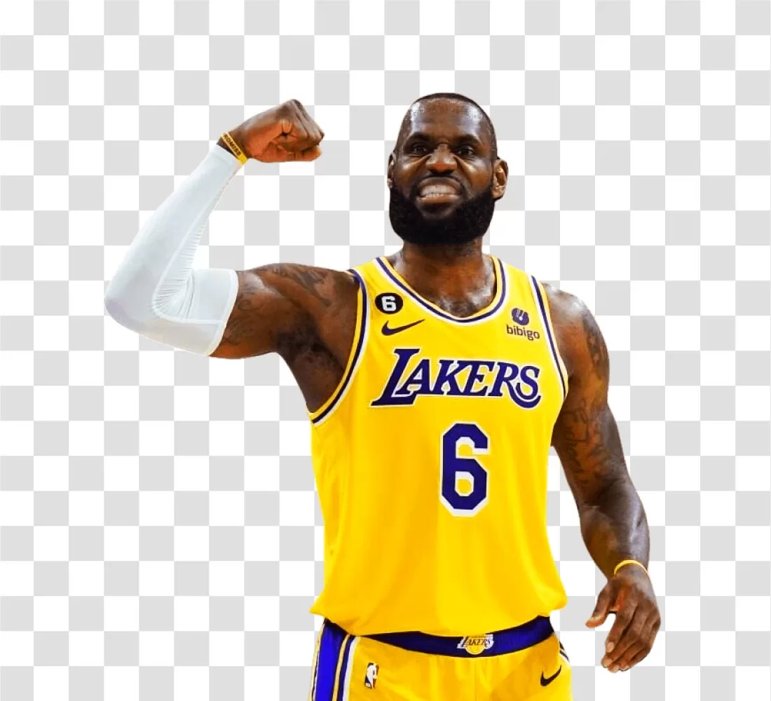 LeBron James Lakers NBA superstar transparent PNG image