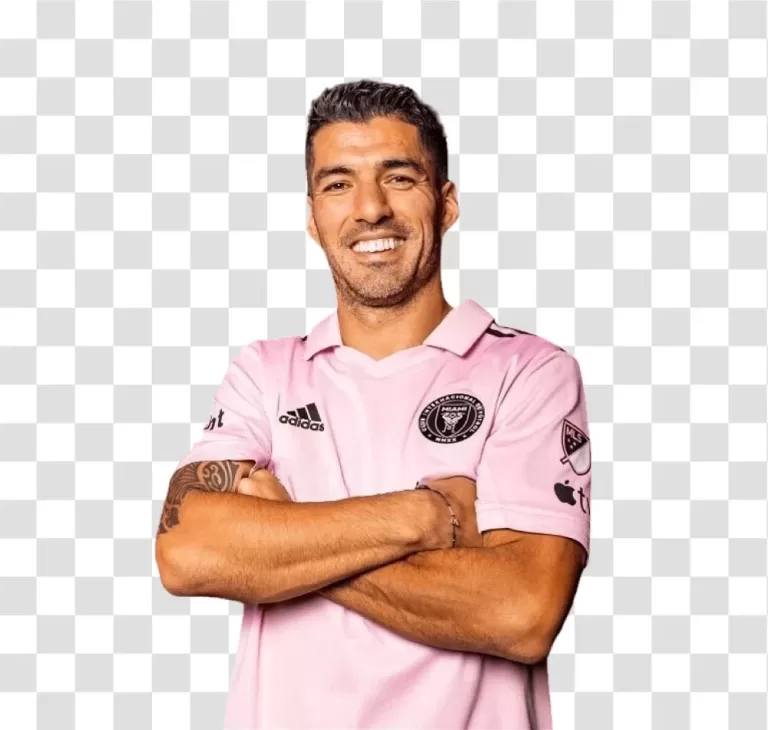 Luis Suarez Inter Miami footballer transparent png image