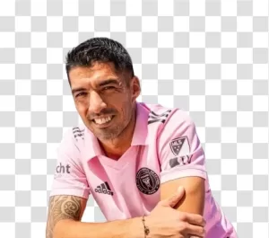 Luis Suarez Inter Miami striker footballer transparent png image