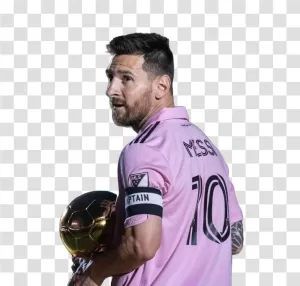 Messi, Inter Miami CF, football legend, transparent PNG image Messi Inter Miami CF football legend transparent PNG image