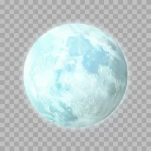 Moon celestial beauty in the night sky transparent PNG image