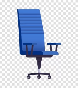 Office chair furniture transparent png image