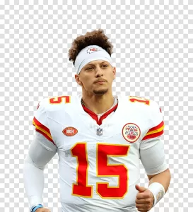 Patrick Mahomes football transparent png image