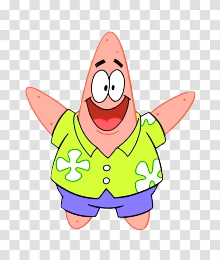 Patrick from SpongeBob beloved character transparent png image