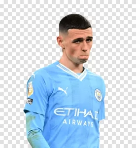 Phil Foden, talented English footballer, midfielder for Manchester City, transparent png image Phil Foden talented English footballer midfielder for Manchester City transparent png image