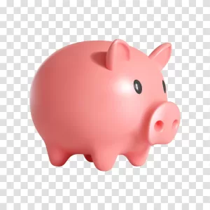 Piggy Bank classic symbol of savings and money transparent PNG image