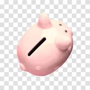 Piggy Bank classic symbol of savings transparent PNG image