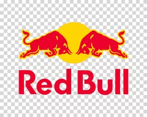 Red Bull Logo energy drink brand transparent PNG image