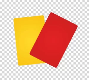 Red and Yellow Cards, soccer, referee, transparent PNG image Red and Yellow Cards soccer referee transparent PNG image