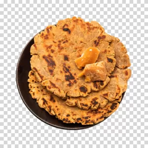 Roti traditional flatbread Indian cuisine transparent PNG image