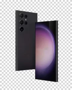 Samsung Galaxy S24 Ultra flagship smartphone transparent PNG image